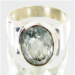 42.89ctw Aquamarine Sterling Ring (JEW-2692)