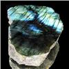 Image 1 : 283.20ct Labradorite Polished Slab Peacock Colors (GEM-30351)
