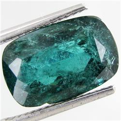 5.45ct Blue Indicolite Tourmaline Cushion (GEM-31125)