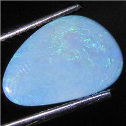 1.43ct Australian Black Opal Doublet Full Fire (GEM-28300)
