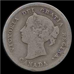 1898 Canada 5c Better Circulated (COI-8580)