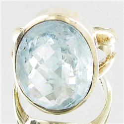 49.2ctw Aquamarine Sterling Ring (JEW-2794)