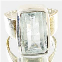 70.38ctw Aquamarine Sterling Ring (JEW-2792)