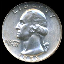 1956D Washington Silver Quarter Graded GEM (COI-6177)