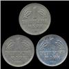 Image 2 : 1963D/G/J Germany 1 Mark Hi Grade RARE 3 Pcs (COI-8159)