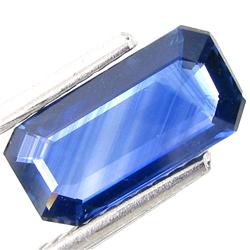 1.64ct Emerald Cut Blue Natural Sapphire (GEM-19681)