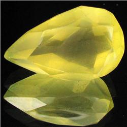 36.70ct Untreated Natural Lemon Citrine Pear (GEM-31918)