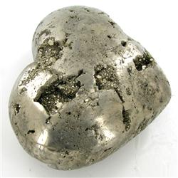 2125ct Handcarved Pyrite Heart (MIN-000125)