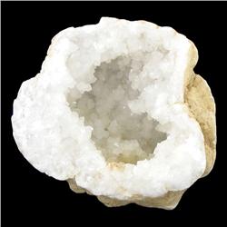 4060ct White Quartz Natural Geode Half (MIN-000151)