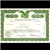 1970s Sentinel Leasing Stock Certif Scarce Green (COI-3346)