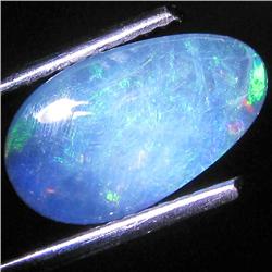 1.83ct Australian Black Opal Doublet Full Fire (GEM-31399)