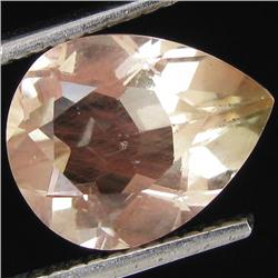 2.45ct Clear Champagne Oregon Sunstone Pear (GEM-30984)
