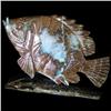 87.45ct Australian Boulder Opal Handcarved Goldfish (GEM-31845)