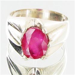 41.4ctw Mozambique Ruby Sterling Ring (JEW-2707)