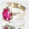 Image 2 : 41.4ctw Mozambique Ruby Sterling Ring (JEW-2707)