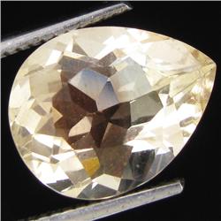 3.95ct Clear Champagne Oregon Sunstone Pear (GEM-31033)