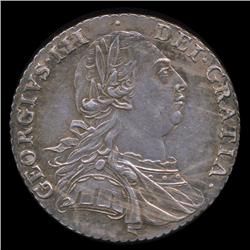1787 Great Britain Shilling RARE MS63 (COI-8734)