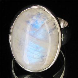 48.42ctw Moonstone Sterling Ring (JEW-2784)