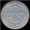 Image 2 : 1937D Nazi Germany 2 Mark Silver Hi Grade ERROR (COI-8066)