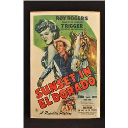 Roy Rogers Sunset in El Dorado Movie Poster RR