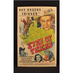 Roy Rogers Eyes of Texas Movie Poster RR