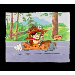 Flintstones Animation Cell Roy & Dale Bowling RR