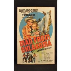 Roy Rogers Man From Oklahoma Movie Poster RR