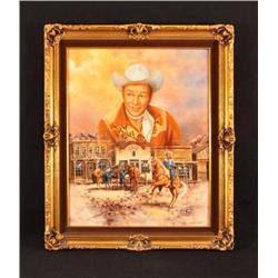 Roy Rogers King of the Cowboys Oil Painting RR