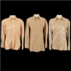 Three Roy Rogers' Nudie Pearl Snap Shirts RR