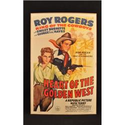 Roy Rogers Heart of the Golden West Poster RR