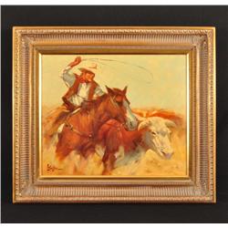 Lyle Tayson Oil Painting "Heads Up"
