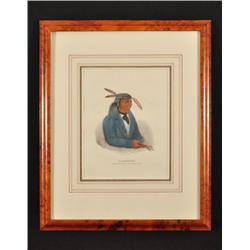 James Otto Lewis Drawing "Young Miami Chief"