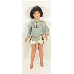 Childs Beaded Indian Dress with Mannequin RR