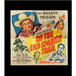 Roy Rogers 6 Sheet The Old Spanish Trail Poster RR