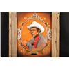Image 2 : Roy Rogers Painted Tooled Leather Portrait RR