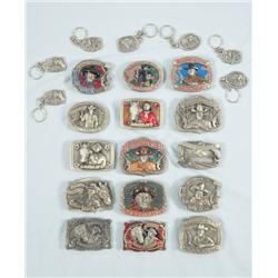 Roy Rogers Collection Of Western Movie Buckles RR