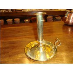 Antique French brass candlestick Early 1900s