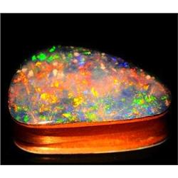2.96 Ct. Wonderful Natural Gem Multi Color Doublet Opal