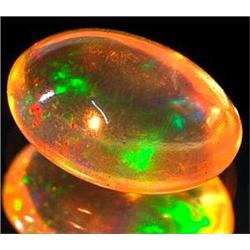 0.79 Ct. Wonderful Oval Cab Natural Gem Multi Color Opa