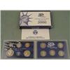 Image 1 : 2000 U.S. Proof Set w/ Quarters, Box, & COA