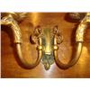 Image 3 : Pair of French solid brass sconces circa 1940