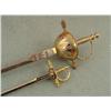 Image 2 : 2 GREAT LOOKING TOLEDO SPAIN MINIATURE SWORDS-10  & 5