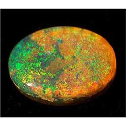 0.90 Ct. Exquisite Oval Cabochon Natural Multi Color Op