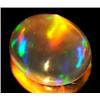 Image 3 : 0.85 Ct. Excellent Oval Cab Natural Gem Multi Color Opa