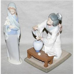 LLADRO PORCELAIN FIGURES TWO