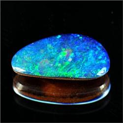 0.93 Ct. Radient Natural Gem Multi Color Doublet Opal U