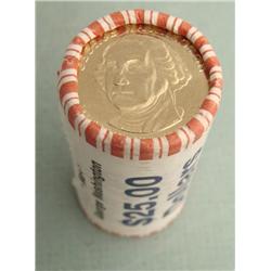 Roll Bank Wrap UNC 2007D Washington Presidential Dollar