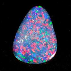 0.66 Ct. Exquisite Natural Gem Multi Color Doublet Opal
