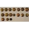 Image 1 : 17 Antique Russian Military Buttons Collection -Rare