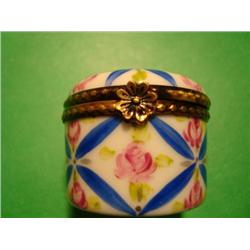 French hand painted Limoges box signed by artist